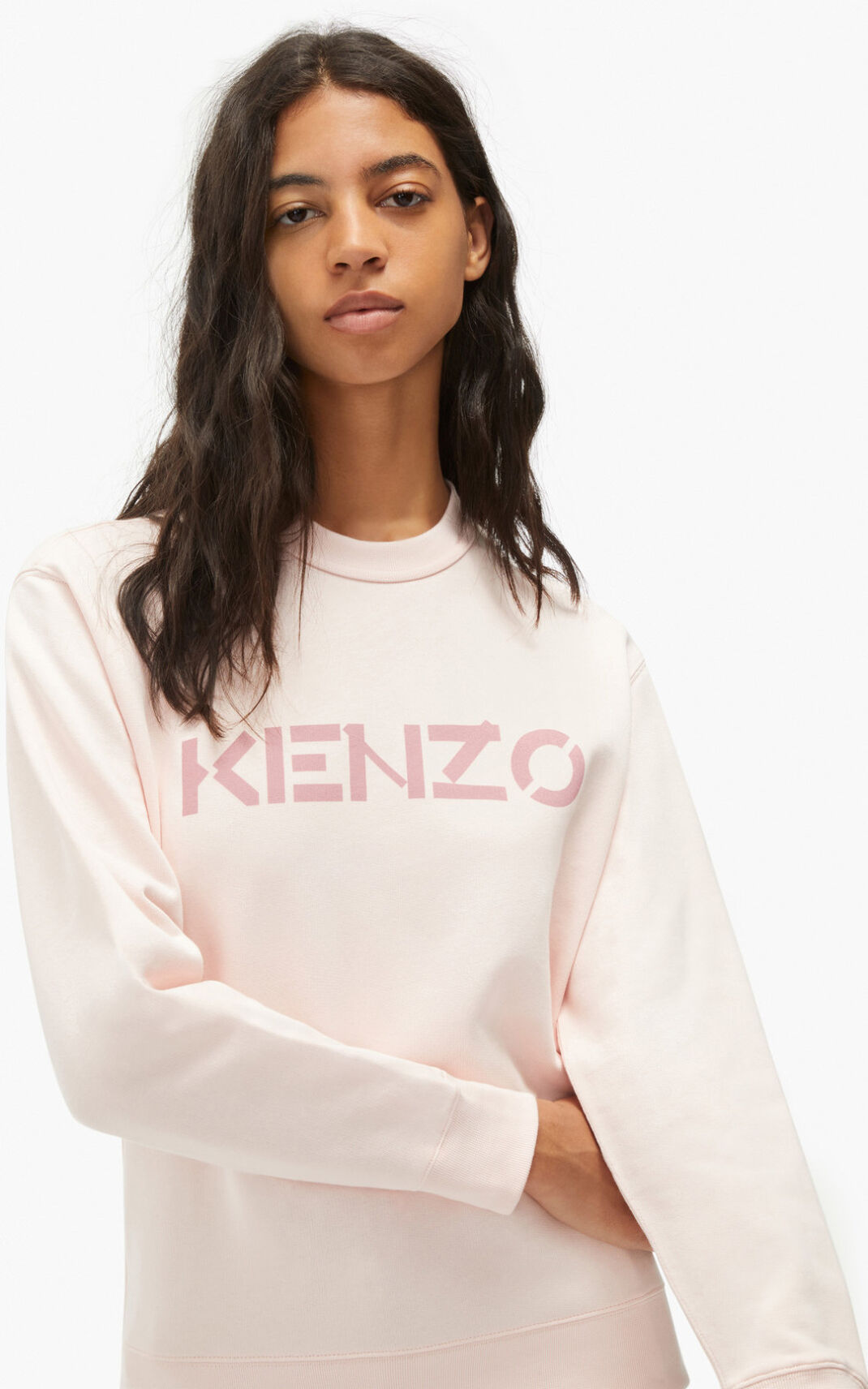 Kenzo Logo Dukserice Ženske - Roze - Hrvatska LXUSQZ674